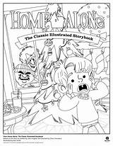 Alone Coloring Storybook Pages Christmas Classic Illustrated Movie Sheets Kids Book Story Printable Books Homealone Movies Kid Star Grades Cartoon sketch template