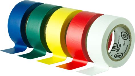 hyper tough assorted color electrical tape ft length indoor  pack