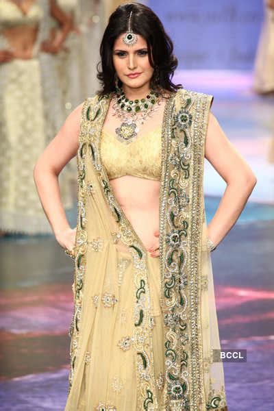 Bollywood Actress Zarine Khan Walks The Ramp To Showcase Jewellery