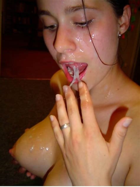 Every Chick Is Beautiful With Sticky Cum On Her Face 42 Pics