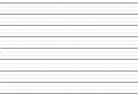 dotted thirds lined writing paper writing paper template writing