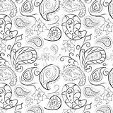 Bandana Pattern Drawing Paisley Patterns Draw Hand Drawn Pencil Getdrawings Graphicriver Seamless Illustrator Texture sketch template