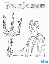 Percy Jackson Coloring Pages Poseidon Monsters Sea Printable Color Son Kids Books Colouring Trident Book Sheets Print Drawings Annabeth Hellokids sketch template