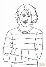 Zoey 101 Coloring Pages Chase Matthews Printable Drawing Popular sketch template