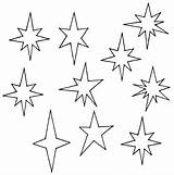 Coloring Star Pages sketch template