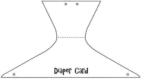 layout diaper template cards pinterest