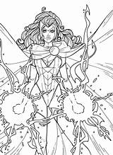 Wanda Maximoff Coloring Pages Marvel Witch Scarlet Colouring Avengers Drawing Deviantart Jamiefayx Comic Choose Board Young Dazzler Drawings sketch template