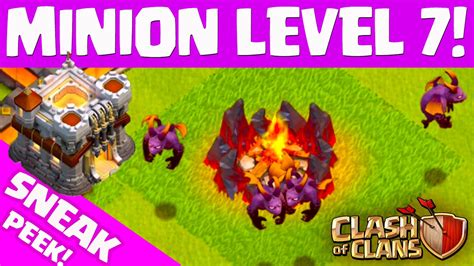 Clash Of Clans Update ♦ Level 7 Minions And More Efficient