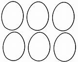 Egg Easter Template Drawing Outlines Chicken Outline Clipart Line Multiple Per Paintingvalley Drawings sketch template