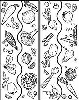 Coloring Pages Printable Vegetables Vegetable Kids Sheets Color Mix Food Sheet Nature Plate Colouring Print Legumes Garden Found Alimentos Zdroj sketch template