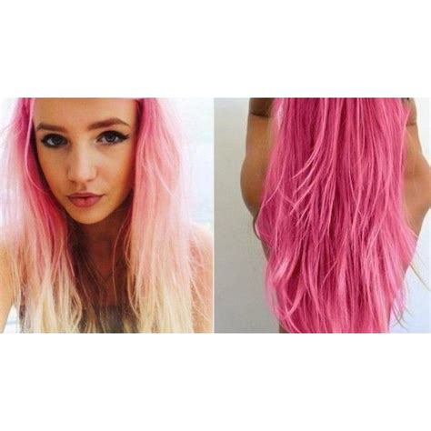 20 pink hairstyle pics hair color inspiration liked on polyvore