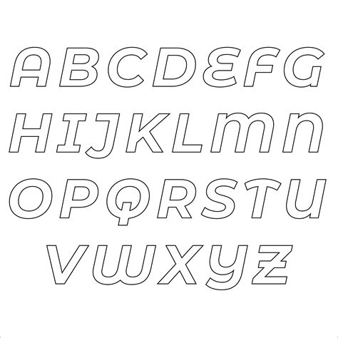 printable alphabet stencils