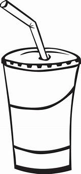 Cup Soda Oldcuts sketch template