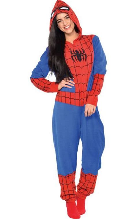 adult spiderman one piece pajama party city and we never go out of style in 2019 marvel