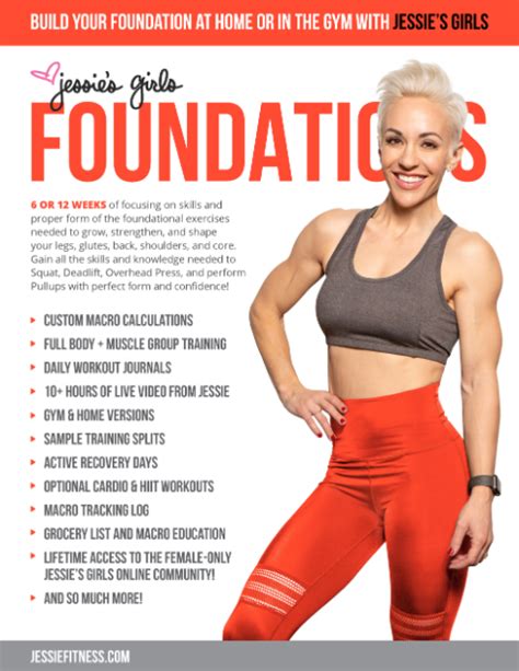Jessies Girls Foundations Jessie Fitness
