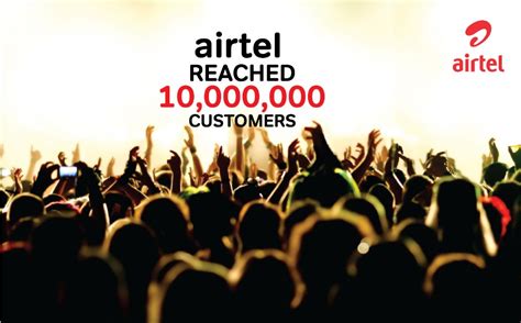 airtel announces ten million customer base