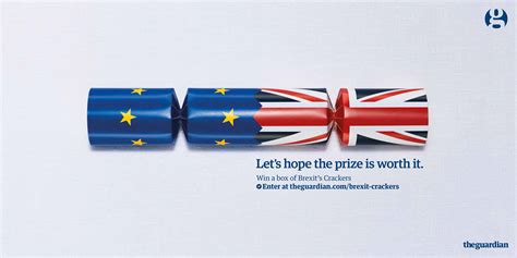 guardian print advert  mcgarrybowen brexit christmas crackers ads   world