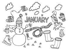 january coloring pages google search coloring pages winter coloring pages  coloring pages
