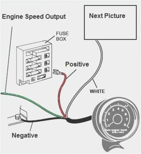 wiring diagram  tachometer