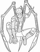 Pages Spiderman Spider sketch template