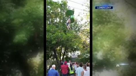dramatic video shows teen girl hanging for dear life on six flags ride nbc news