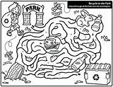 Recycle Coloring Pages Printable Bin Worksheets Earth Kids Recycling Park Maze Kindergarten Library Landfill Activities Color Sloppy Joe Clipart Drawing sketch template