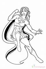 Supergirl Kolorowanki Superwoman Dzieci Colorier Bestcoloringpagesforkids Colorarty Fargelegging Utskriftsvennlig sketch template