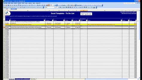 excel template   list youtube