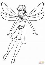 Pixie Coloring Drawing Pages Printable Drawings Getdrawings Designlooter 43kb Click sketch template