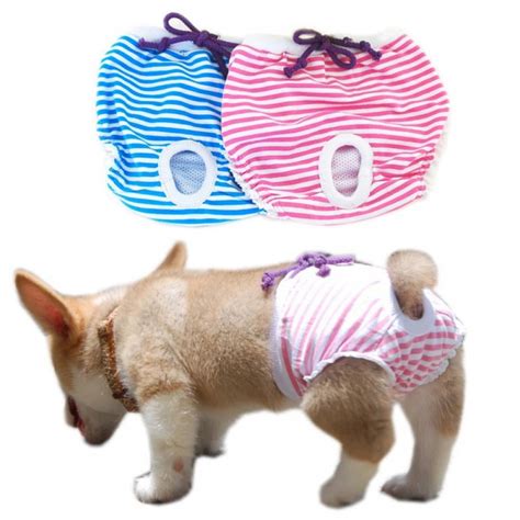 summark  pack female dog diaper reusable washable durable absorbent