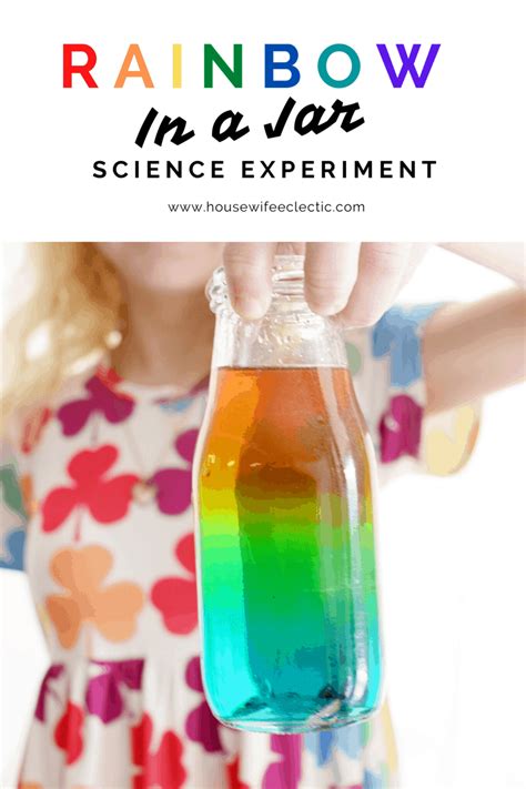 rainbow   jar science experiment housewife eclectic