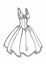 Coloring Pages Dress Wedding Printable Girls Barbie Dresses Educativeprintable Princess Three Gown Ball Color Educative sketch template