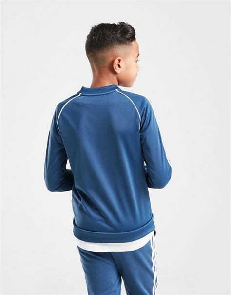 buy blue adidas originals ss track jacket junior jd sports jd sports ireland