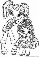 Bratz Coloring Pages Baby Printable Print Babyz Sheets Color Cartoon Colouring Babies Kidz Clipart Cartoons Star Cute Girls Book Popular sketch template