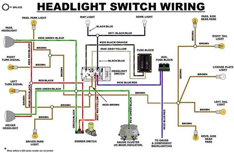 chevy truck headlight switch wiring diagram gosustainable