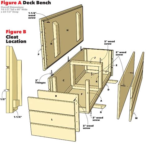 build  outdoor storage bench diy family handyman