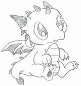 Coloring Pages Dragon Baby Cute Easy Drawing Drawings Kids Cartoon Visit sketch template