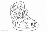 Coloring Pages Printable Sneaky Shopkins Wedge Kids sketch template
