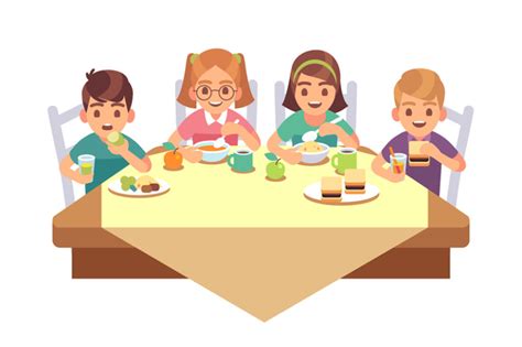 kids eat  children eating dinner cafe restaurant happy child