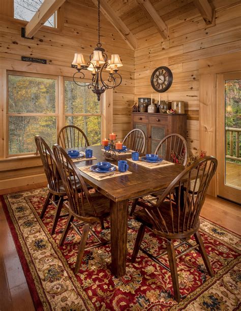 wildwood dining area log cabin home kits dining dining area