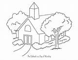 Coloring Worship Pages Sabbath Getcolorings Color sketch template