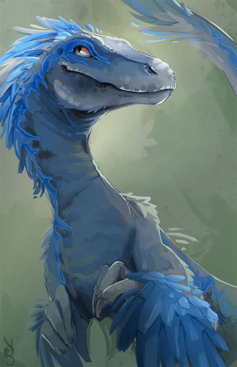 drawing   blue  gray dragon