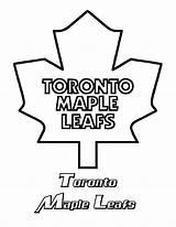 Maple Toronto Leaf Coloring Pages Leafs Logo Line Getdrawings Drawing Easy Popular Designlooter sketch template