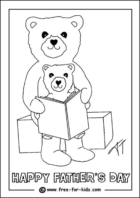 fathers day card coloring pages aym