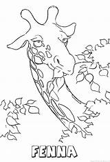 Fenna Kleurplaten Naam Kleurplaat Giraffe Hond Puppy sketch template