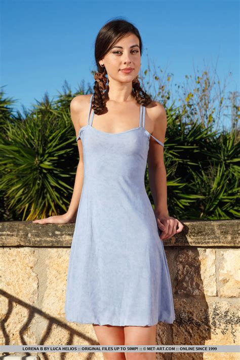Babe With Braided Hair In A Blue Dress Com Xxx Dessert Picture 2