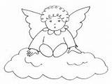 Ange Nuvola Nuage Angeli Personnages Pinta Teteamodeler Tete Angioletto Contenuti Correlati sketch template