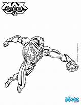 Max Steel Coloring Action Pages Color Hellokids Print Online sketch template