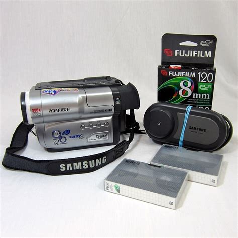samsung  mm camcorder scw ntsc  optical  digital zooms  tapes camcorder