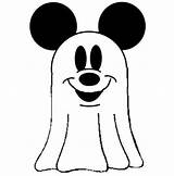 Coloring Ghost Mickey Pages Printable Mouse Pumpkin Halloween Clipart Cartoon Kids Disney Ghosts Characters Clip Cliparts Online Printables Print Book sketch template